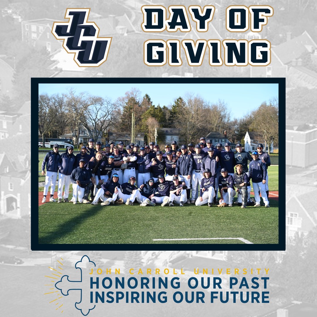 jcu_baseball's tweet photo. Day of Giving is upon us!  Support Blue Streak Baseball with the link below! 

https://t.co/9yogBcCRSd https://t.co/72SMhRGOJ6