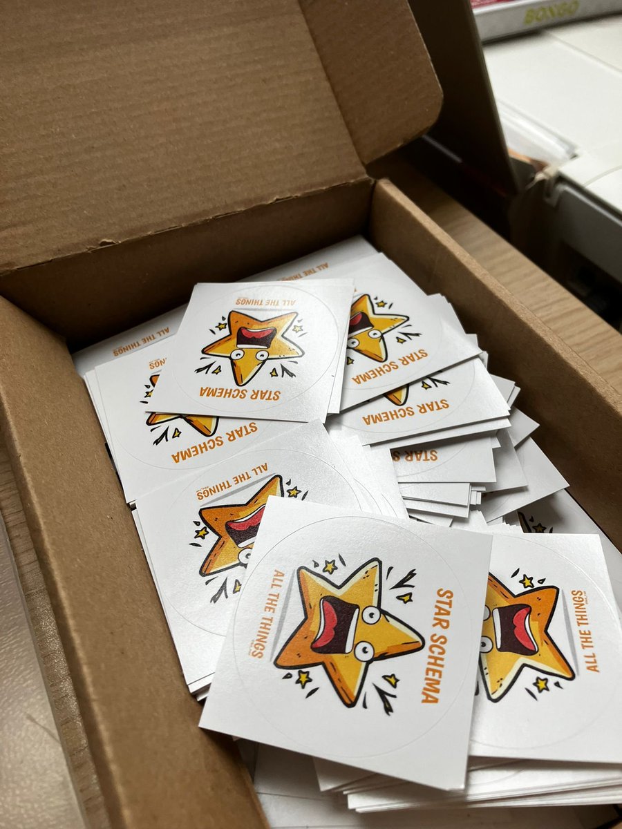 Ko_Ver's tweet image. It&apos;s my lucky day, because my #starschema stickers have arrived as well! Come get yours at #techorama or @datasaturdays Rheinland!