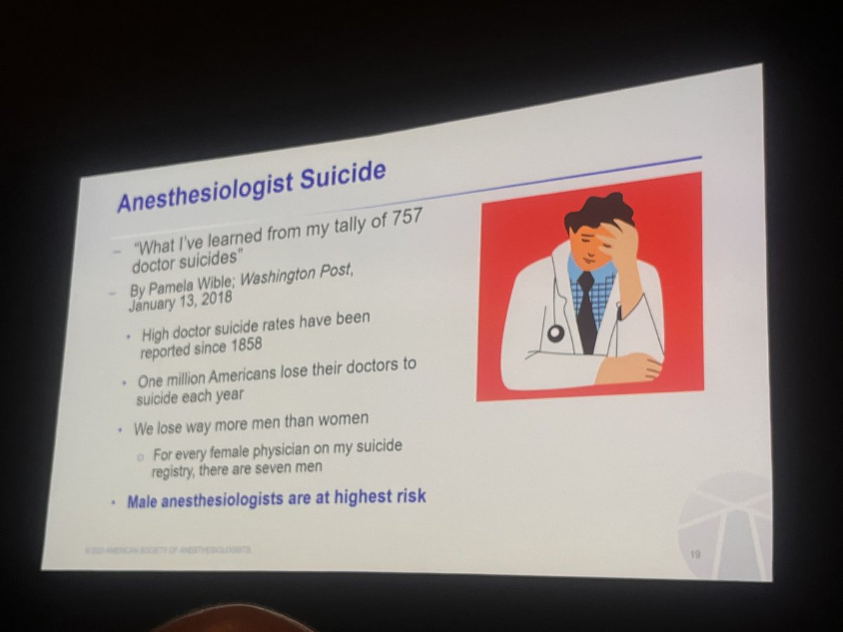Jaime Baratta (@jattarab) on Twitter photo The sobering statistics of #physiciansuicide <a href="/ASRA_Society/">ASRA Pain Medicine</a> <a href="/shaskinsMD/">Stephen Haskins</a> #ASRA100 #ASRASpring23 #wellnessSIG The sobering statistics of #physiciansuicide <a href="/ASRA_Society/">ASRA Pain Medicine</a> <a href="/shaskinsMD/">Stephen Haskins</a> #ASRA100 #ASRASpring23 #wellnessSIG