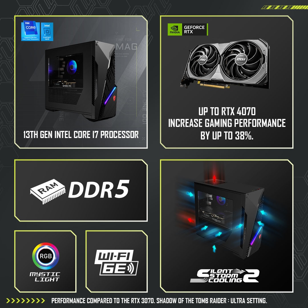 MAG Infinite S3 13th UNLIMITED REVOLUTION, Gaming Desktop Computer