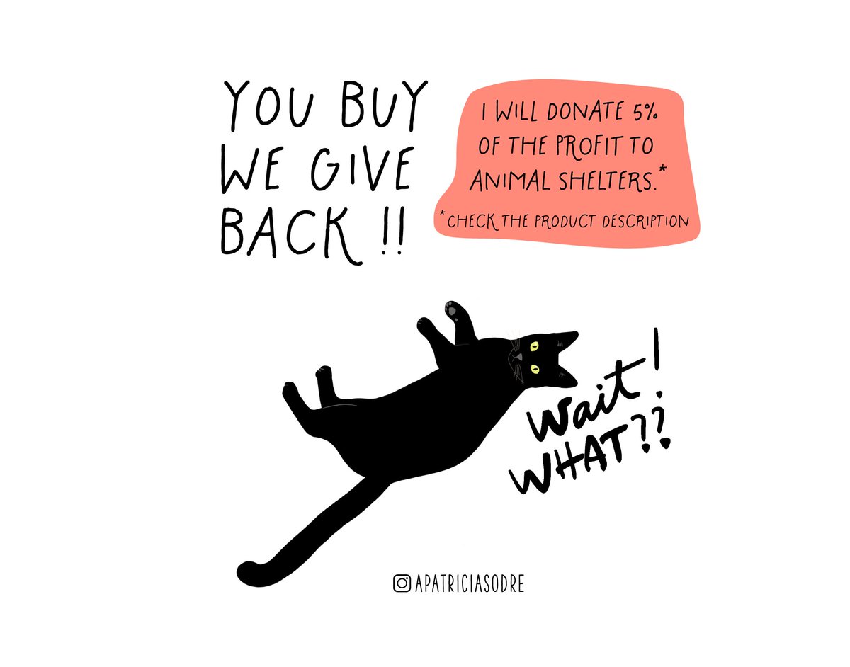 studionozes's tweet image. You buy, We give back!
etsy.me/3UTGeY6 via @Etsy 
#animalshelters #catprints #etsy #donations #CatsOfTwitter #CatsAreFamily #cats