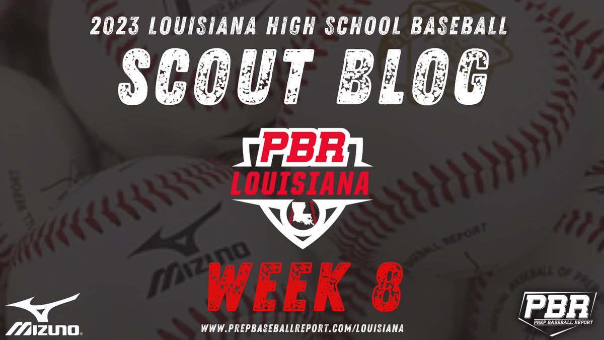 PrepBaseballLA's tweet photo. 𝐋𝐨𝐮𝐢𝐬𝐢𝐚𝐧𝐚 𝐒𝐜𝐨𝐮𝐭 𝐁𝐥𝐨𝐠: 𝐖𝐞𝐞𝐤 𝟖 📒

+ Week 8 of the high school season is now complete.  Check out video, scout notes and more from last week’s action…

#BeSeen

@prepbaseball  

𝐒𝐂𝐎𝐔𝐓 𝐁𝐋𝐎𝐆 ➡️ https://t.co/wl3B2LZcRI https://t.co/BQYkPFP2xL