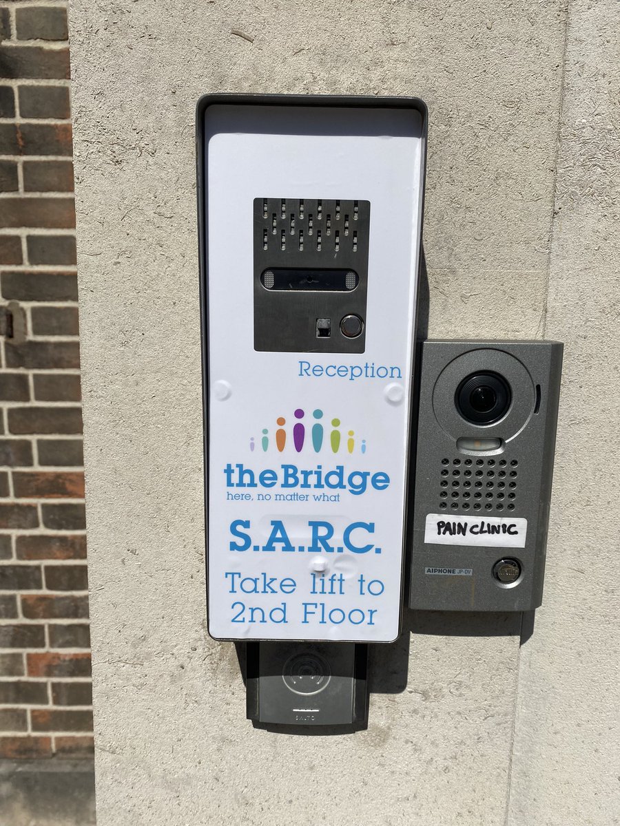 TheBridgeSARC's tweet photo. We are so pleased with our new signage making it clearer and easier for people visiting our service to find us. Thank you Bristol and Weston Hospital Charity https://t.co/Q3FTzI5ARR