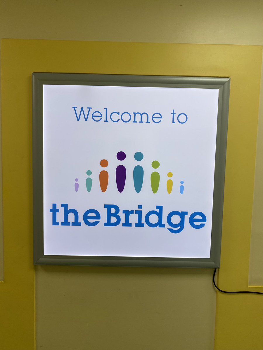 TheBridgeSARC's tweet photo. We are so pleased with our new signage making it clearer and easier for people visiting our service to find us. Thank you Bristol and Weston Hospital Charity https://t.co/Q3FTzI5ARR