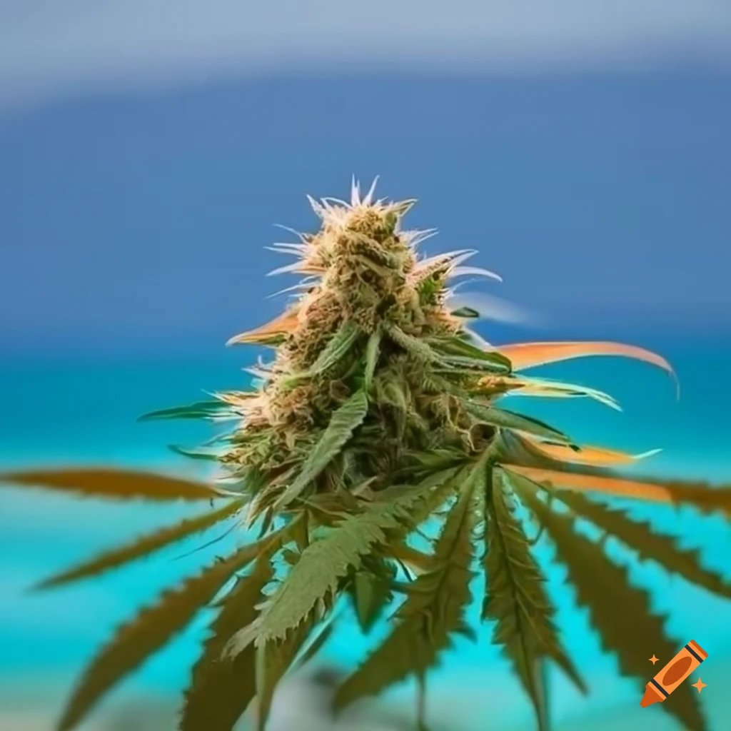 Happy 4.20 y'all! 🍃 
Prompt: nice cannabis weed with a nice beach in background 
#AI: <a href="/craiyonAI/">🖍Craiyon</a>