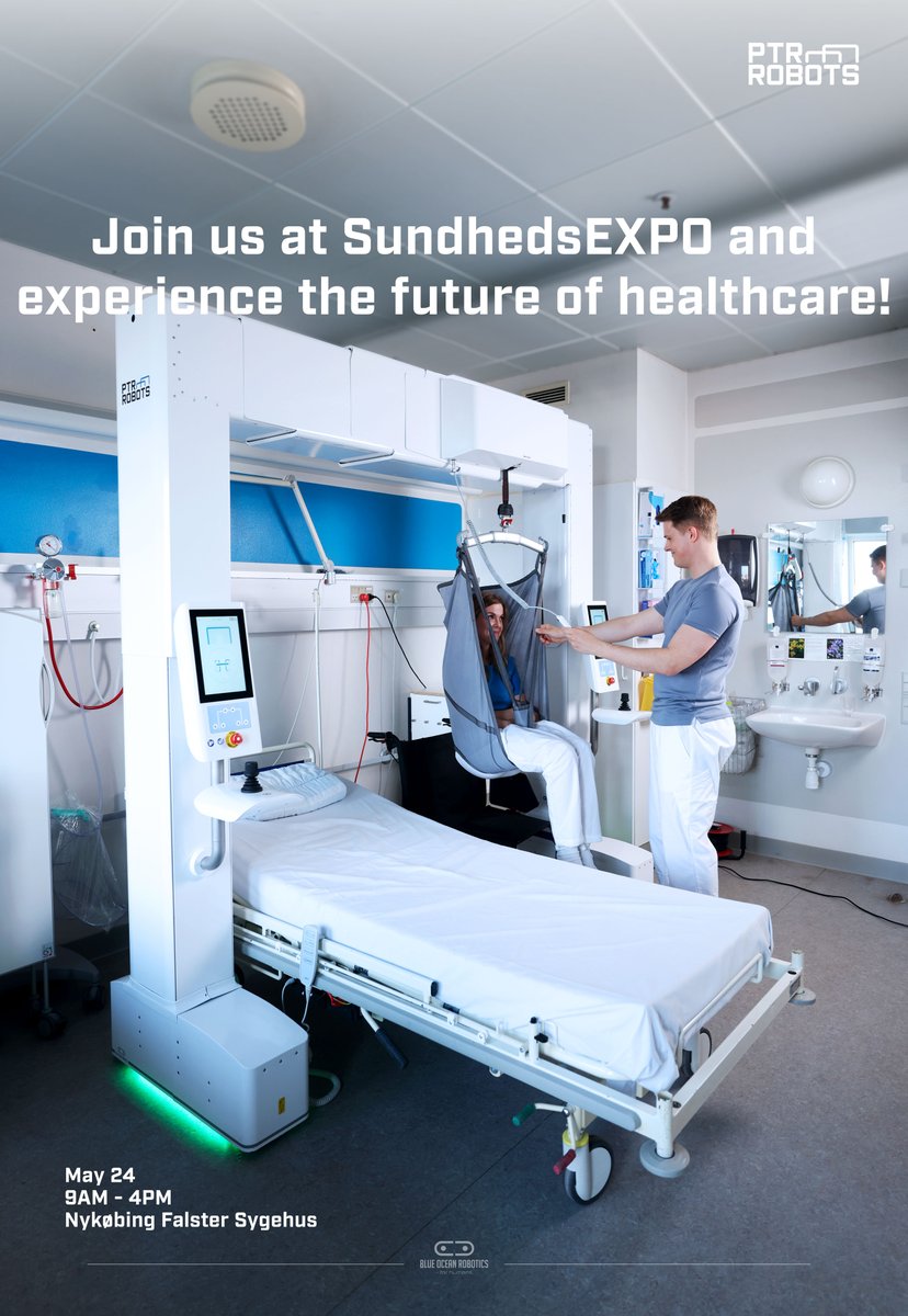 PTRrobots's tweet image. Vi glæder os til at se dig til SundhedsEXPO!
Kom og vær med d. 24. maj fra kl. 9-16 på Nykøbing Falster Sygehus.
Tilmeld dig SundhedsEXPO her 👉🏼 changers.dk
#robotsforhumans #uvdrobots #ptrrobots #sundhedsexpo2023