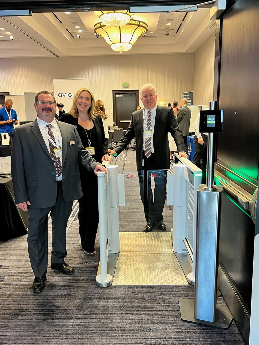 Automatic_ASA's tweet image. #automaticsystems ⁦@JCISecurity⁩ technology expo. #slimlane #safr demo.