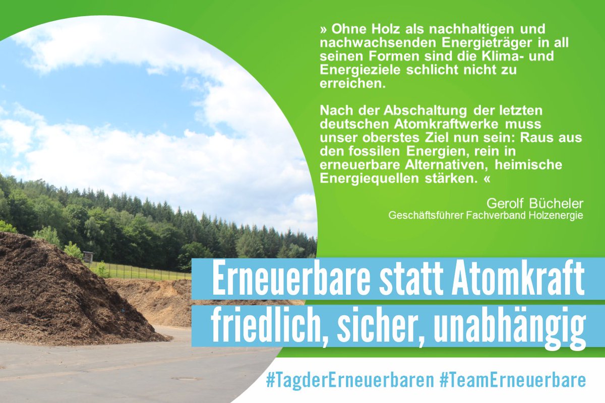 FV_Holzenergie's tweet image. Aktuell liegen wir im Wärmebereich bei gerade einmal 17% #Erneuerbaren. Ziel der Bundesregierung ist diesen Anteil in 2030 auf 50% zu erhöhen. Das kann nur gelingen, wenn wir alle Möglichkeiten der erneuerbaren Energieerzeugung ausschöpfen. #TagDerErneuerbaren #TeamErneuerbare