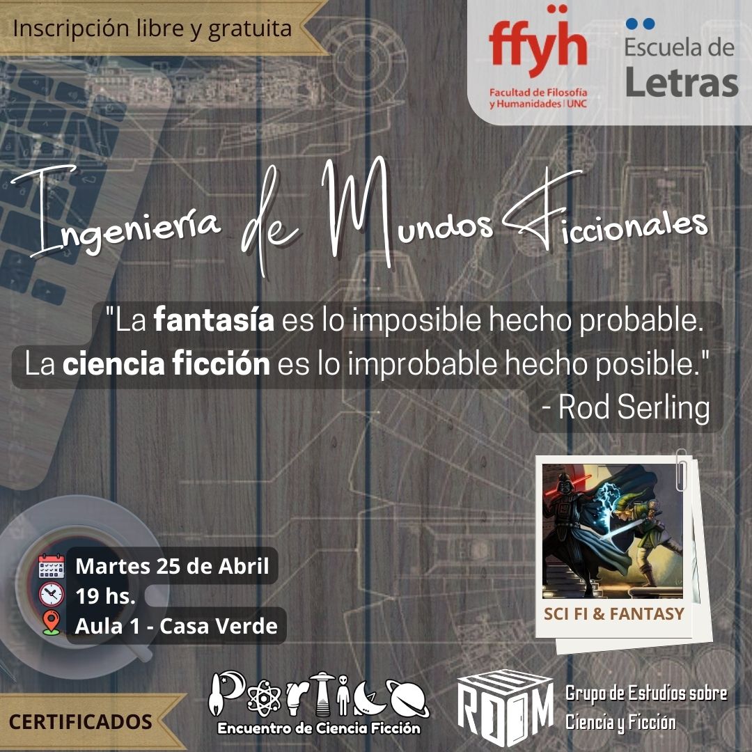 room101UTN's tweet photo. Uno de los eternos debates en el entorno de los amantes del género fantástico es qué es ciencia ficción y qué es fantasía.
Si queremos producir ciencia ficción es muy importante conocer las características de ambos géneros. https://t.co/sg58PYyEoy