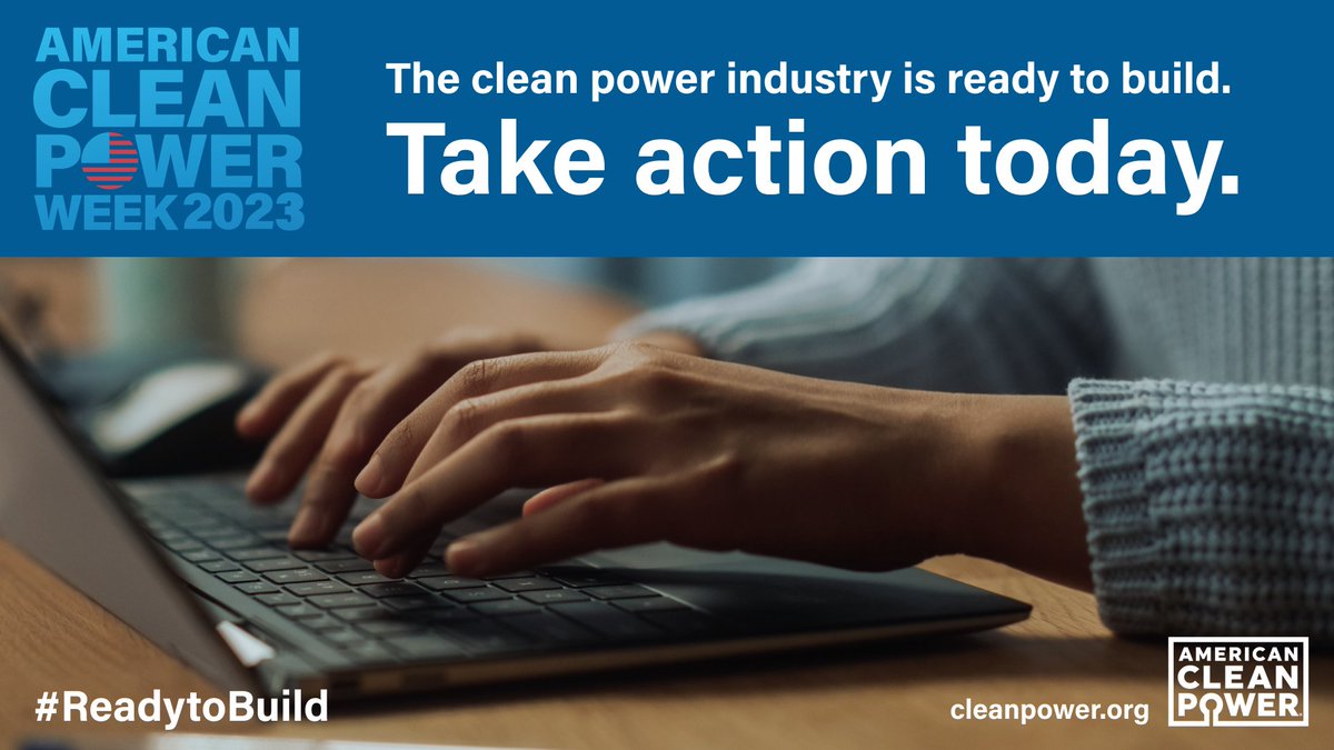 Today is our Day of Action! Even if you can’t join us in our nation’s capital, you can still let lawmakers know that we are #ReadytoBuild by sending a letter or making a phone call. 

Take action here: p2a.co/BRjDgek 

#ACPW23