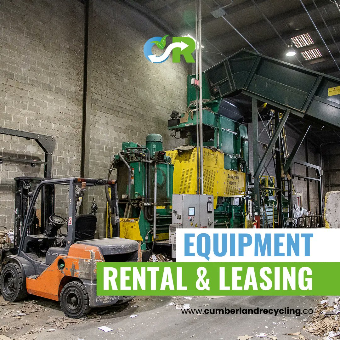 Contact us today to find out more about our equipment sales, rental, and leasing services. 🛠

#CumberlandRecycling  #EnvironmentalImpact #businesstobusiness #WasteDisposal #green #rental #IndustrialRecyclingCompany #IndustrialRecycling #RecyclingPrograms #EfficientRecycling