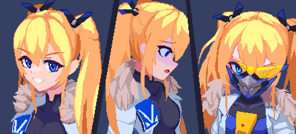 brodall_pixel's tweet photo. お顔の練習二日目 ラプラス 
#pixelart #NIKKE #ニケ https://t.co/tqsY4pRerm