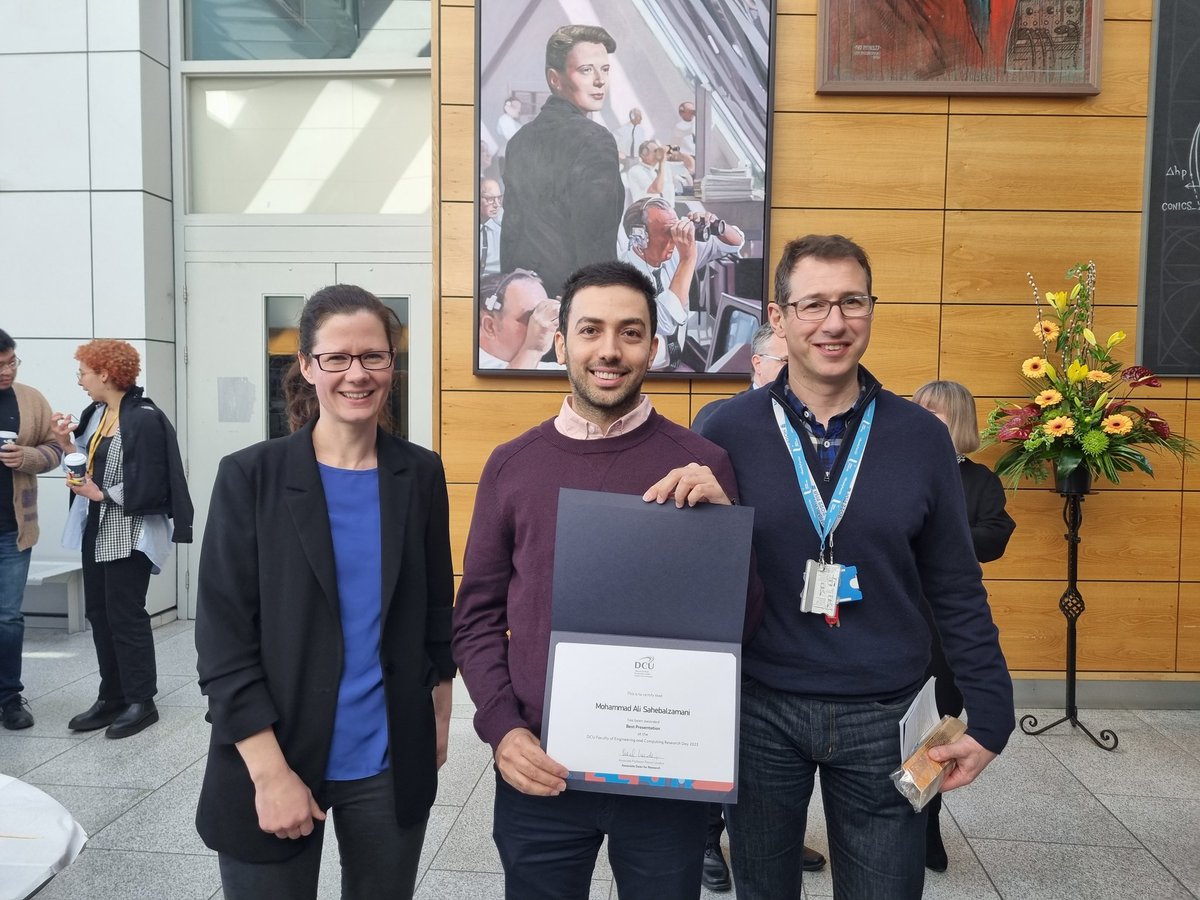 Well done to @Ali_Zamani1988 on his prize for his Thesis-in-3 talk @DCUEngineering Research Day today @njdunne_lab @TLevingstone @Prof_H_McCarthy @IrishResearch @dcu