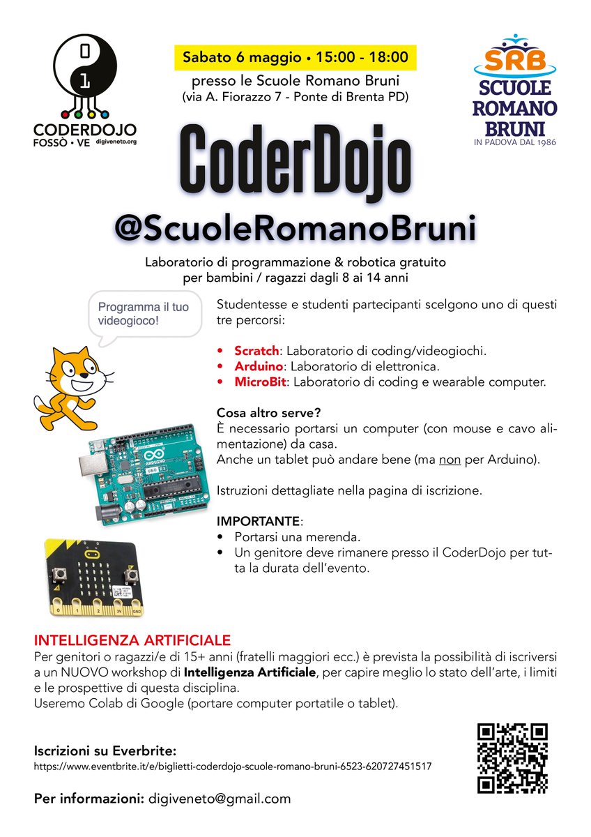 ScuoleBruni's tweet photo. Secondo appuntamento con CoderDojo@ScuoleRomanoBruni ! https://t.co/gIXgncUXY9