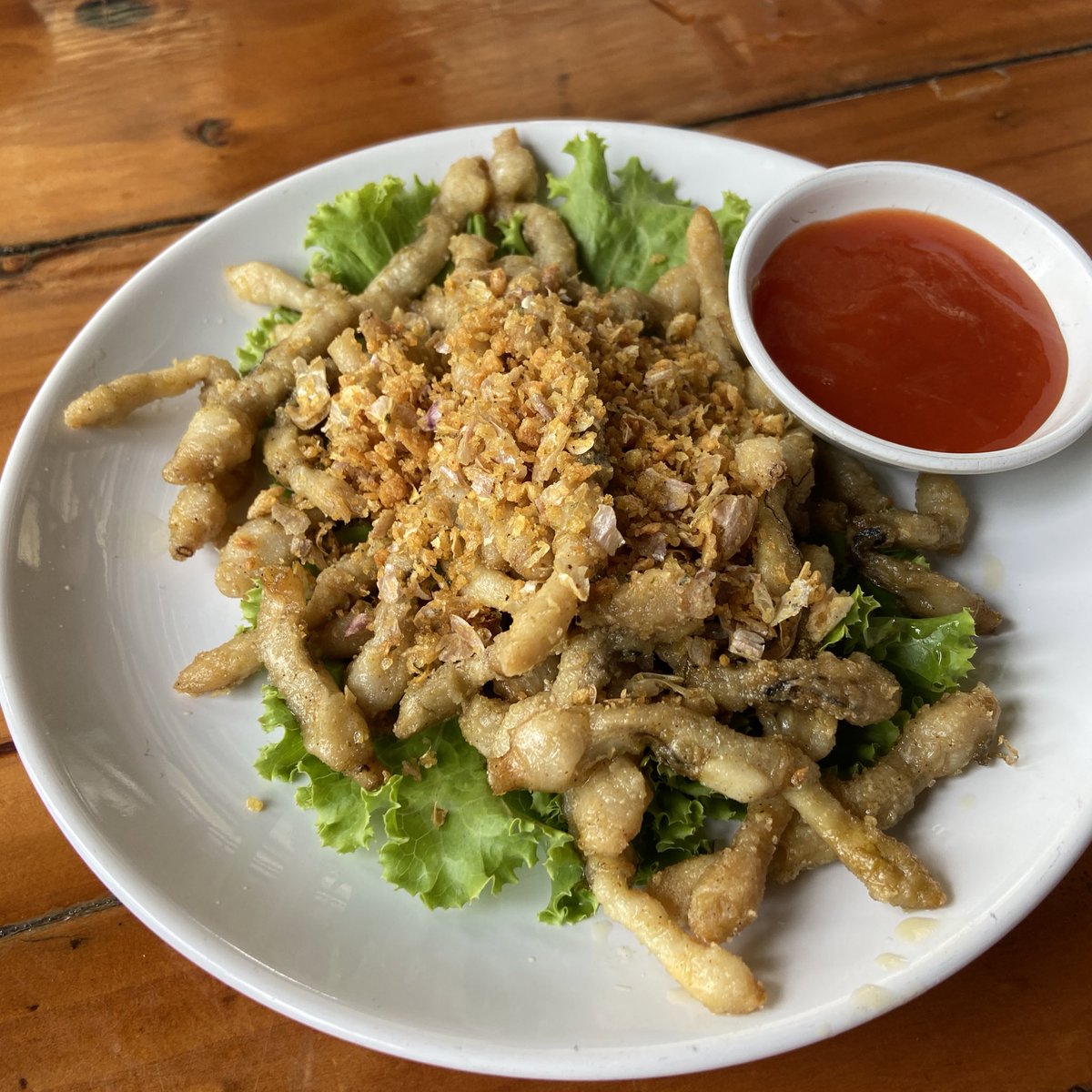 Eatleklek's tweet photo. ร้านบ้านป้าหนู ร้านอาหารไทยเก่าแก่ที่ฉะเชิงเทราย่านแปดริ้ว เปิดมายาวนานกว่า 20 ปี มีอาหารหลากหลาย 👍 กุ้งแม่น้ำเผาสดดี และอีกเมนูคือปลาก๋วยเตี๋ยว เส้��ใหญ่ทอดกรอบนอกนุ่มใน ปลากระพงชิ้นใหญ่ทอด กินกับน้ำจิ้มซีฟู้ด 😋😋😋
📍อยู่ในสุดของตลาดบ้านใหม่ 100 ปี https://t.co/bUtmP6X7D4