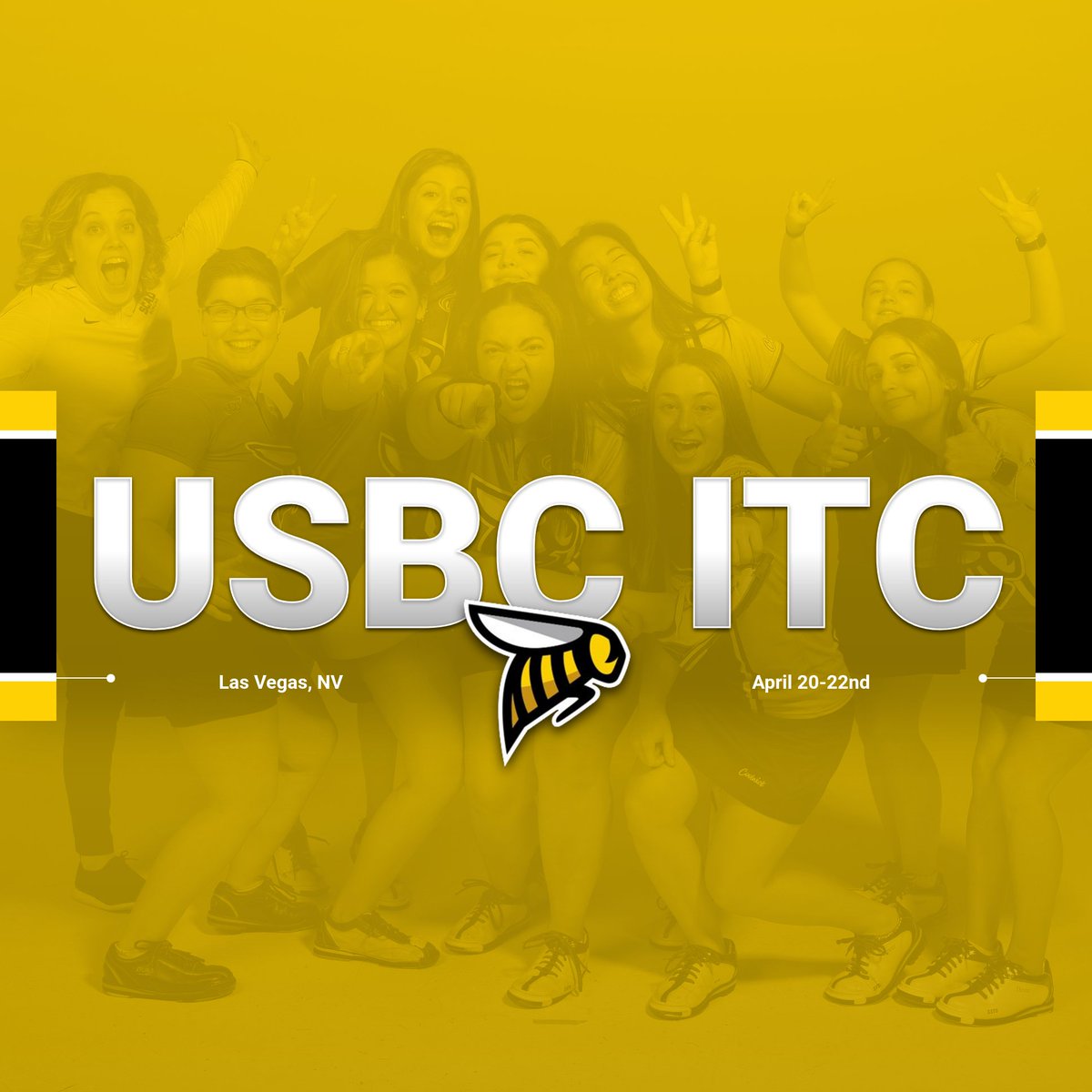 SCAD_SavSports's tweet photo. LET'S GO BEES!!! Women's @scadbowling_sav competes at the USBC Intercollegiate Team Championships!!
#gobees #scadathletics #scadbowling #bowling #scad https://t.co/ZkFX3Jp0xC
