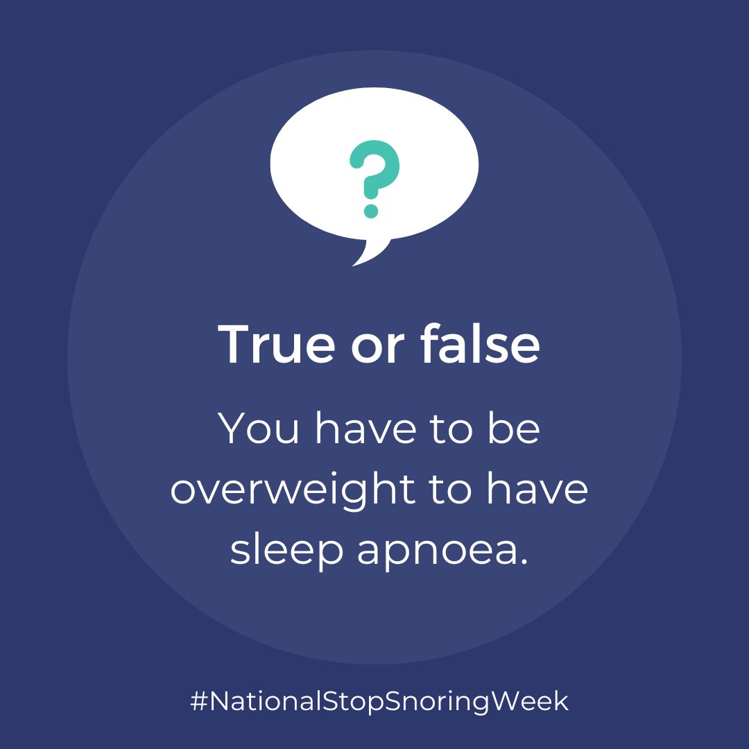 snoreezeuk's tweet photo. You don’t need to be overweight to have #SleepApnoea. It can be a contributing issue, but there are many other factors that increase the risk. Explore what they are today: https://t.co/HQfnlao1xZ  

#NationalStopSnoringWeek https://t.co/gFTechbxSP