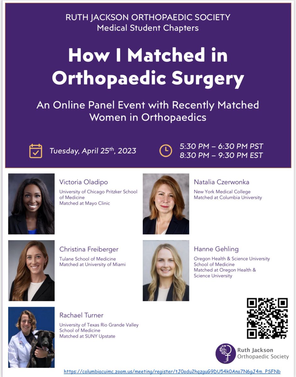 Christen Russo (@pedsorthobklyn) on Twitter photo Hey #orthotwitter med students - check out this all star line up for next week brought to you by our new med student chapters! <a href="/RJOSociety/">Ruth Jackson Orthopaedic Society</a> <a href="/MSOSOrtho/">Medical Student Orthopedic Society</a> <a href="/GladdenSociety/">JRGOS</a> @bwos2020 <a href="/pride_ortho/">Pride Ortho</a> <a href="/NatCzerwonka/">Natalia Czerwonka, MD</a> <a href="/VictoriaOladipo/">Victoria Oladipo</a> <a href="/ChristinaFrei_/">Christina Freiberger</a> columbiacuimc.zoom.us/meeting/regist⦠Hey #orthotwitter med students - check out this all star line up for next week brought to you by our new med student chapters! <a href="/RJOSociety/">Ruth Jackson Orthopaedic Society</a> <a href="/MSOSOrtho/">Medical Student Orthopedic Society</a> <a href="/GladdenSociety/">JRGOS</a> @bwos2020 <a href="/pride_ortho/">Pride Ortho</a> <a href="/NatCzerwonka/">Natalia Czerwonka, MD</a> <a href="/VictoriaOladipo/">Victoria Oladipo</a> <a href="/ChristinaFrei_/">Christina Freiberger</a> columbiacuimc.zoom.us/meeting/registā¦