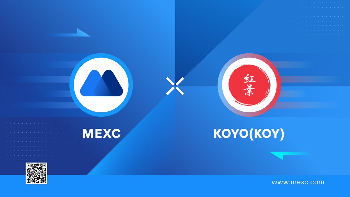 MEXC's tweet photo. MEXC is thrilled to announce that $KOY will be listing soon! 

@KoyoToken will offer a platform which is fair and decentralized for perpetual trading, lending borrowing and staking.

Stay tuned for more events 👀 https://t.co/vlk3YNWkG0