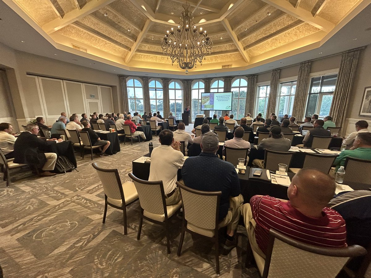 FGCSA's tweet photo. Great turnout for the UF/IFAS BMP Certification class. Outstanding effort by @PBGCSA organizing and creating awareness on the importance of certification.  @GCSAA @UFTurfTeam https://t.co/45DWUxpGHo