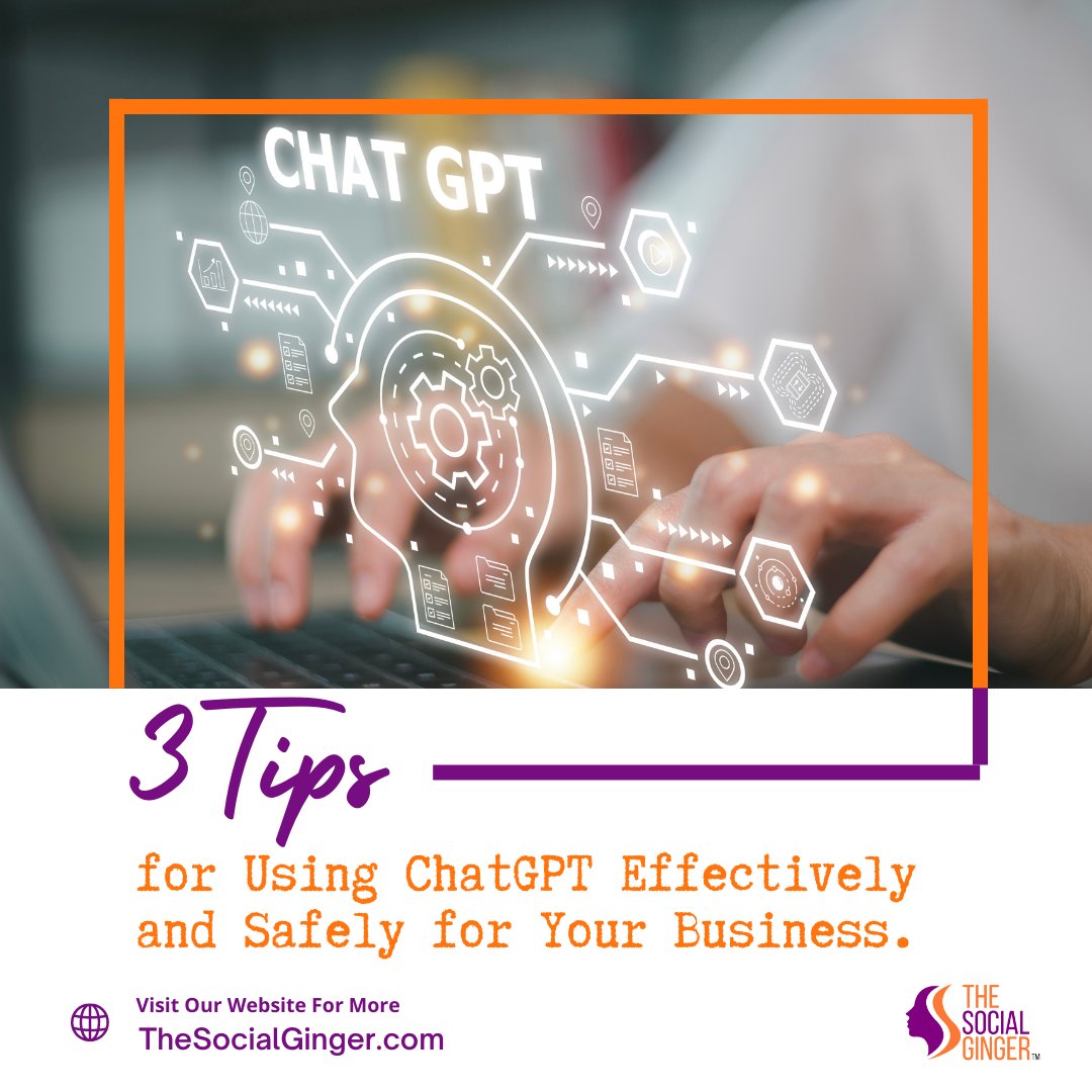 socialgingerva's tweet photo. Get expert tips from Shannon Adee of @SparkSolutions on how to use ChatGPT effectively and safely for your business. 🔒💻
Check out our newest blog https://t.co/bGgNROlZC4
#ChatGPT #AI #smallbusiness https://t.co/0ohvxhPVlS