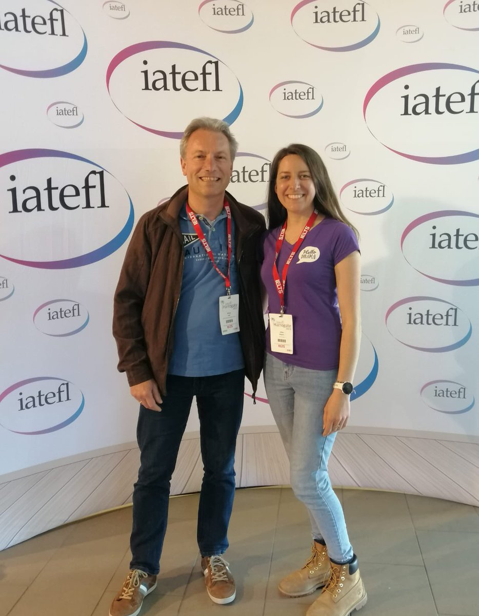 Two <a href="/BELTABelgium/">BELTA Belgium</a> speakers pictured at #iatefl2023