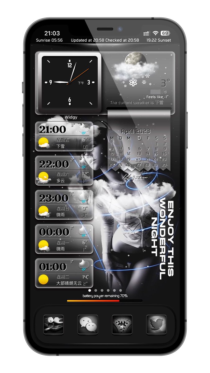 Kristen1Su's tweet image. My new theme 
#DarkKnight
#HTMLSandbox2
#Nojailbreak #iOS16
#iNNOVATION
#ScreenshotSL