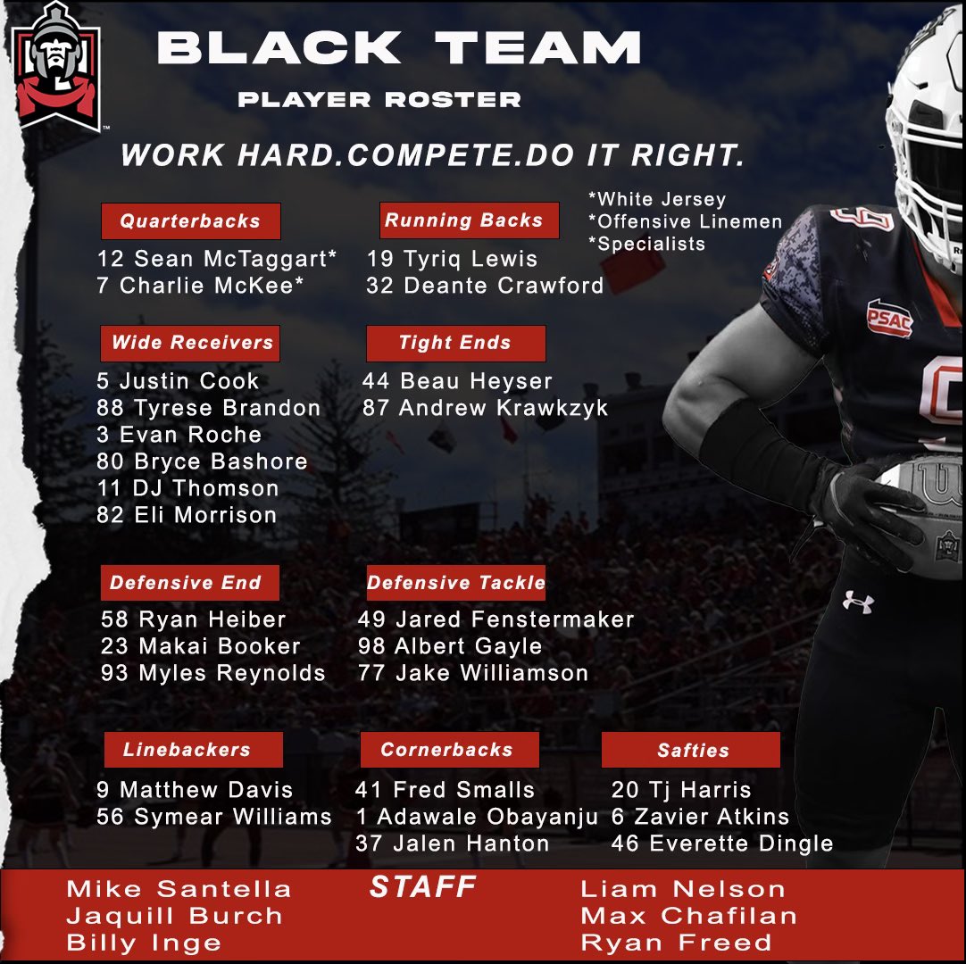 ESU_Football's tweet photo. 𝑻𝒉𝒆 𝑺𝒕𝒂𝒈𝒆 𝒊𝒔 𝑺𝒆𝒕.

🔴Red &amp; ⚫️Black Game 2️⃣0️⃣2️⃣3️⃣

🗓️Saturday April 22
⏰6:30 pm
📍Gregory-Douds Field

#BLOOD𝘙𝘜𝘕𝘚𝐓𝐇𝐈𝐂𝐊💯

[📸: @dthomsongraphics ] https://t.co/O2AxZ1LzaH