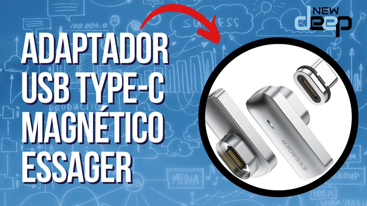 newdeepservicos's tweet photo. Adaptador Magnético Essager | Adaptador de carregamento USB Tipo C | Ada... https://t.co/P3fLEFDN96 via @YouTube https://t.co/kDk0ycRRMM