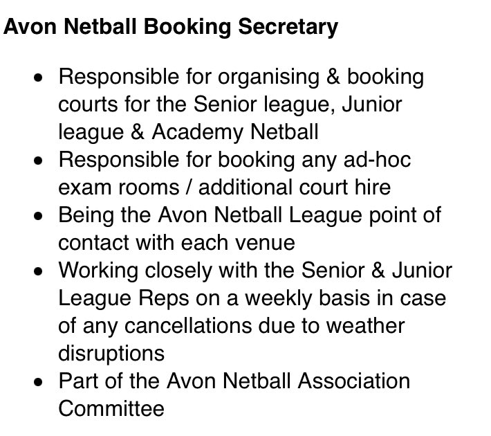 Avon Netball Association tweet media
