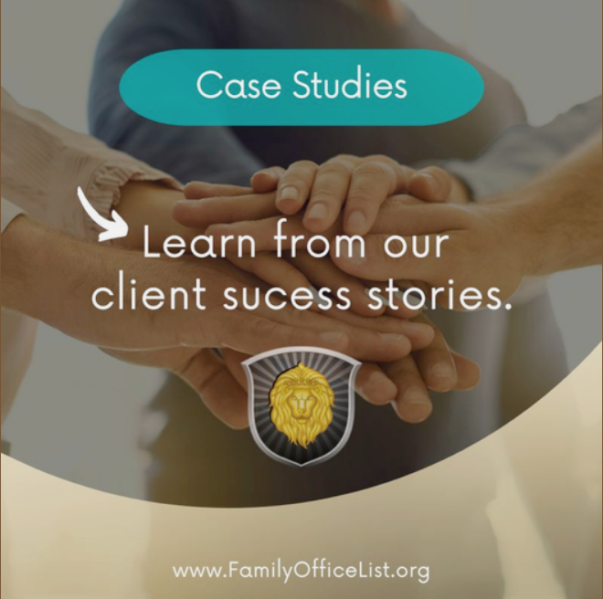 FamOfficeLists's tweet image. Learn how clients research, identify &amp;amp; connect more efficiently with #FamilyOffices using our dynamic platform.   

But don&apos;t take my word... hear from our satisfied clients &amp;amp; learn from their tactics: familyofficelist.org/case-studies/ 

#FamilyOfficeList #FamilyOffice #FamilyOfficedata