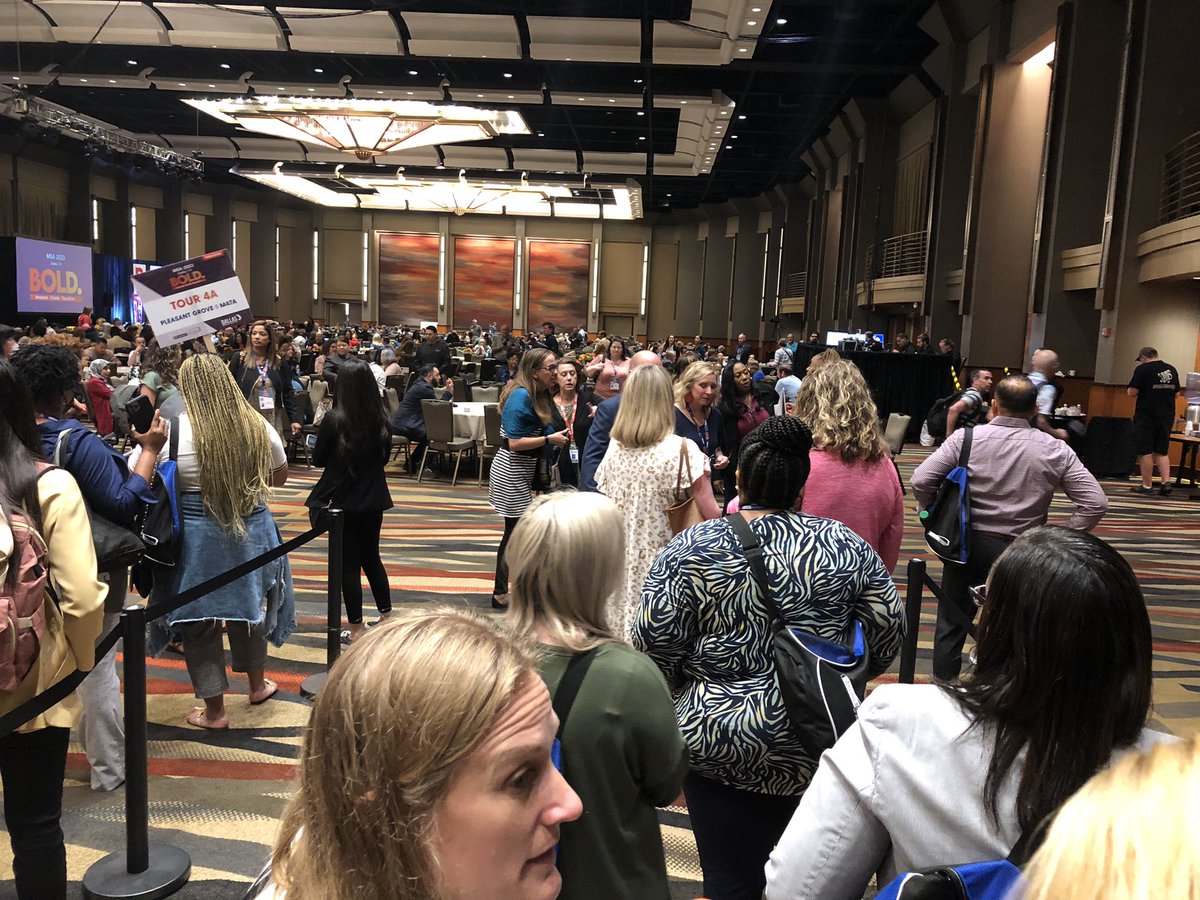 gcs_languages's tweet photo. Day 2 of MSA Bold conference. Getting ready to tour some immersion schoolls! @GCS_Choice @JonesElemGSO @KirkmanPark https://t.co/P4W2Kw5gDu