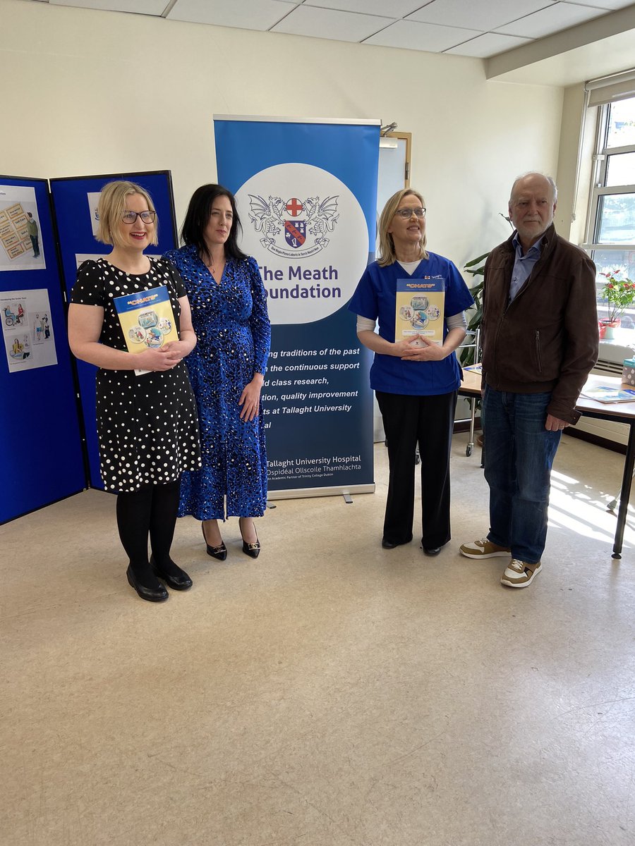 Congratulations to our colleagues Aine Connolly, Wendy Moynan & their collaborators on the launch of “CHATS” children helped by adults to talk about stroke, a valuable resource for stroke patients & their families#tuhworkingtogether