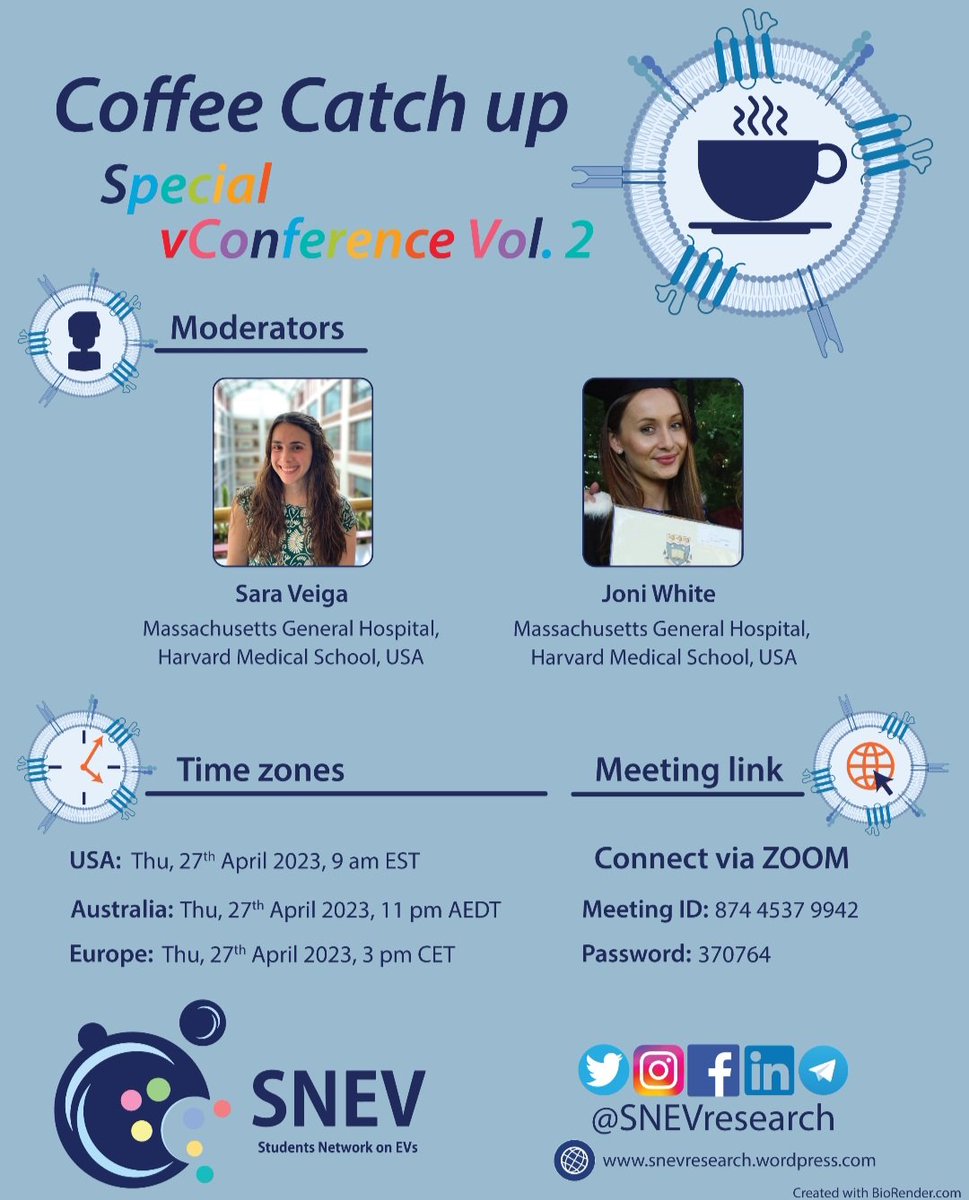 #CoffeeCatchUp - our next event will be the 27th April! Come along virtually and chat all things EVs, including the latest information on our virtual conference! #SNEV