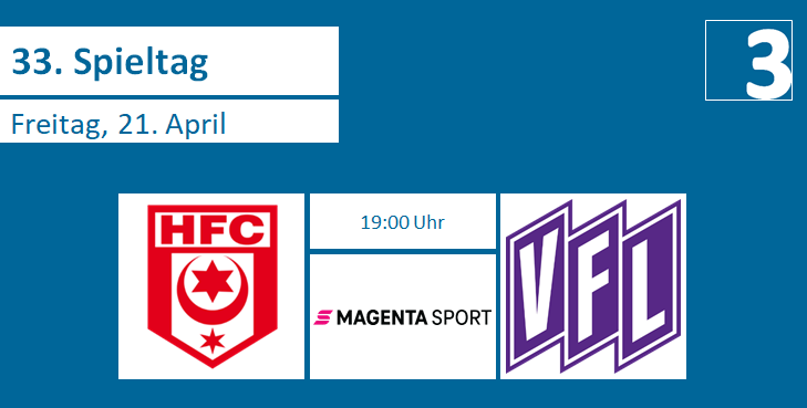 liga3online's tweet photo. Der Hallesche FC und der VfL Osnabrück eröffnen den 33. Spieltag.
#HFCVFL https://t.co/bsnlGMdRGa