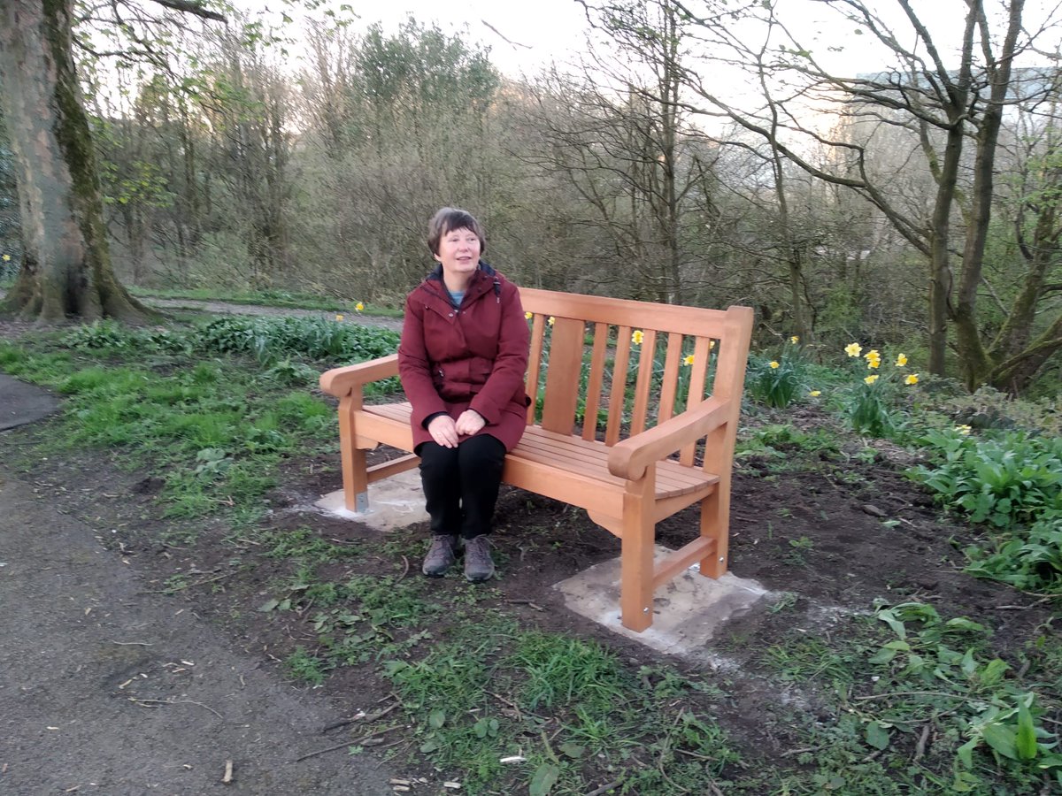 FoShelfHallPark's tweet photo. The Friends of Shelf Hall Park asked the council for some new benches and they have now been installed. Thank you @Calderdale . One is to break the long walk down the tarmac drive the other so you can enjoy the new bee friendly garden. Enjoy! #parks #shelf #communityspaces https://t.co/szHs2wc489