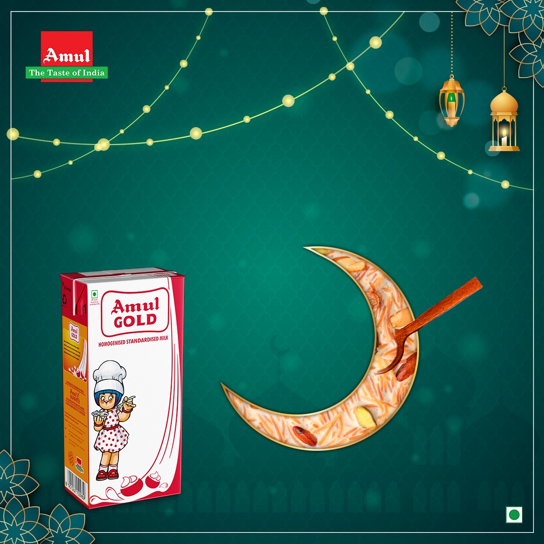 amultelugu's tweet photo. مع امول جولد ميلك! دسم ، سميكة ولذيذة ، بل هو علاج الحلو الحقيقي!

#AmulIndia #AmulGoldMilk #AmulFood #Amul #GoldMilk #RamadanMonth #Kheer https://t.co/ohW3foFsLF