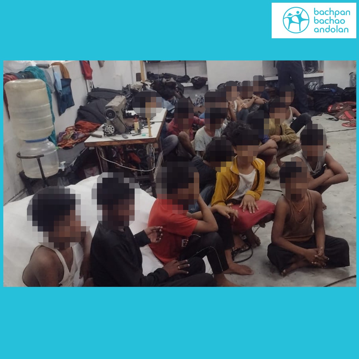 BBAIndia's tweet photo. #RescueAlert
In a joint operation, Bachpan Bachao Andolan, #LabourDepartment, #Childline and #police rescued 29 child labourers from a bag stitching company in #Mannady, #Chennai. The children were forced to work for 15 hours a day for Rs 100-300 per week.
#ChildLabourFreeIndia https://t.co/vaWSMzhdSC