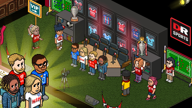 yoooooooo @‌AFTVMedia is coming to Habbo everyone 

if ya want an entire set of the new items for free when they're released (including those shiny new plasto items), retweet, like and reply to this tweet, making sure to tag three friends 

⚽️....🚶‍♂️