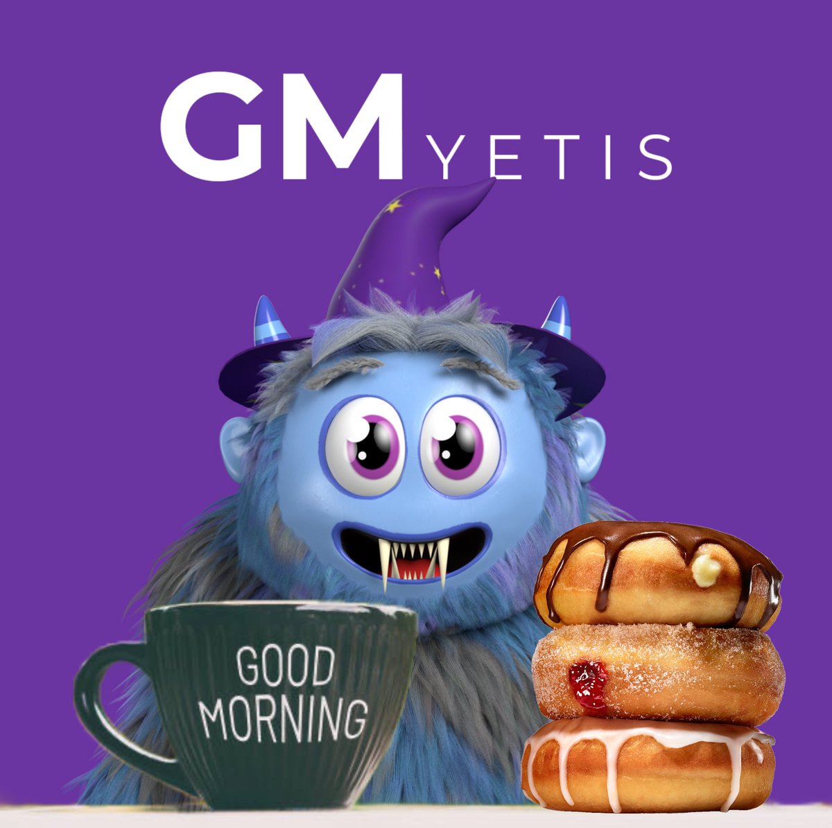 super_yeti's tweet image. GM☀️I’m Yeti for Thursday. How are you starting your day?