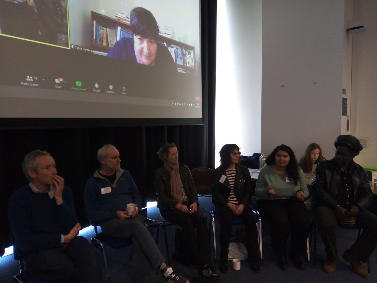Fantastic closing panel discussion for a very stimulating day at the first AHRC Everyday Creativity Research Network ❤️ @ecnetwork22