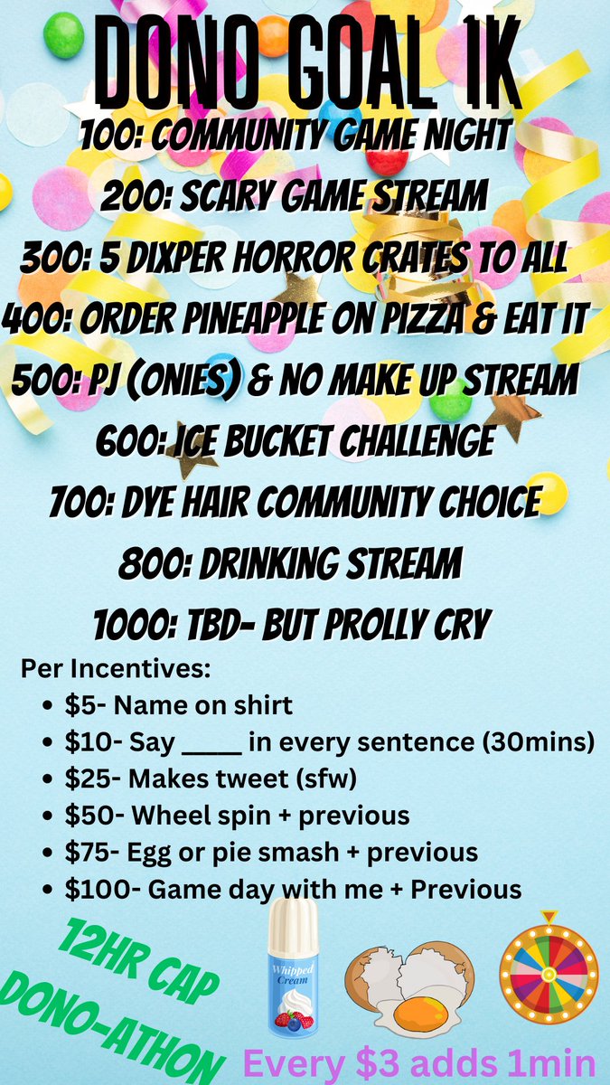 karebearxp's tweet photo. Today is the day of possible endless egg cracks on head! How many eggs will be cracked? Come find out LIVE NOW ;) Replies
#donoathon #eggheads #eggcrack #oneuptwitch @DragonSquadFam @GetWetSports https://t.co/cOTaGbO3fD