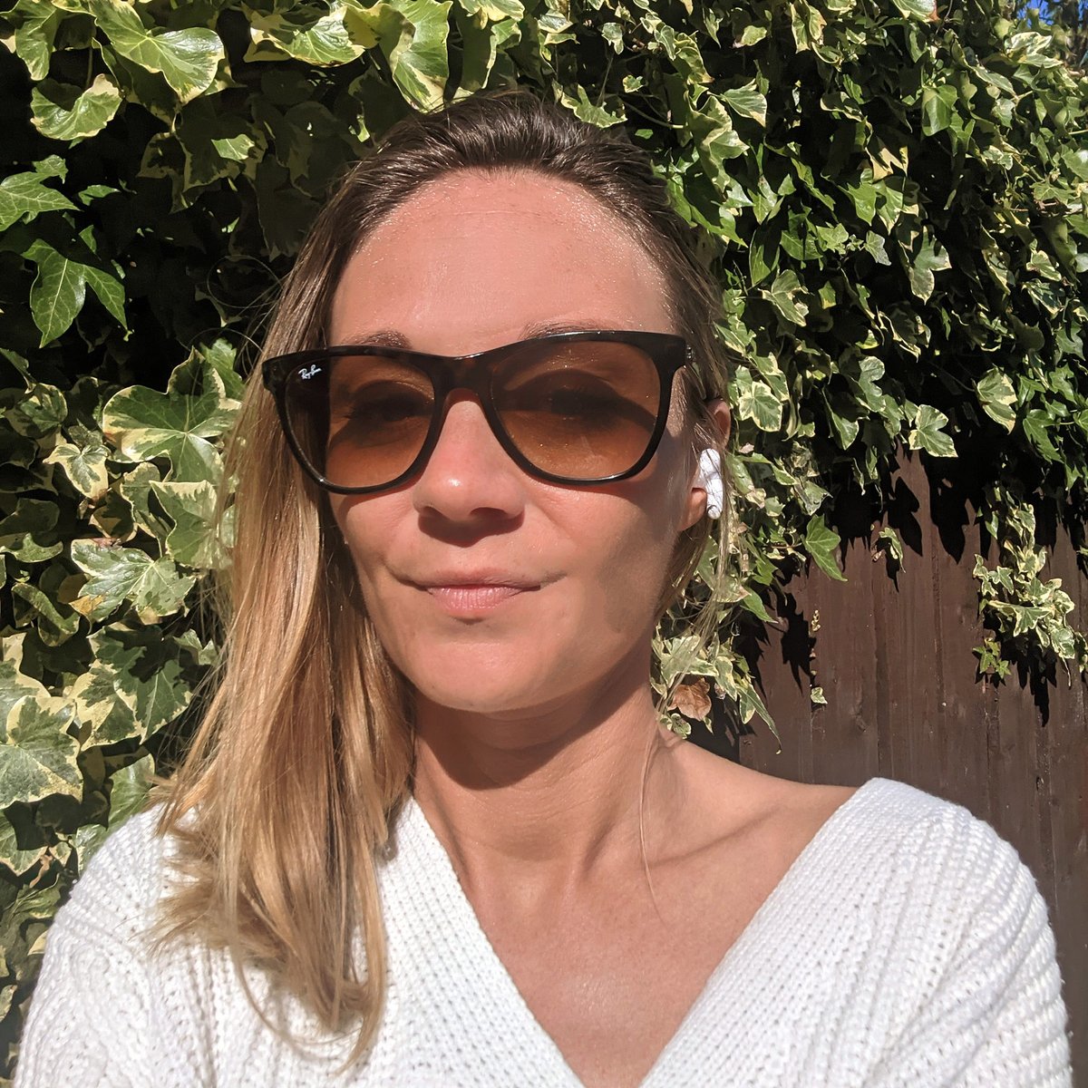 Working from home has its benefits... my sunny garden is just one of them :-) – Sam