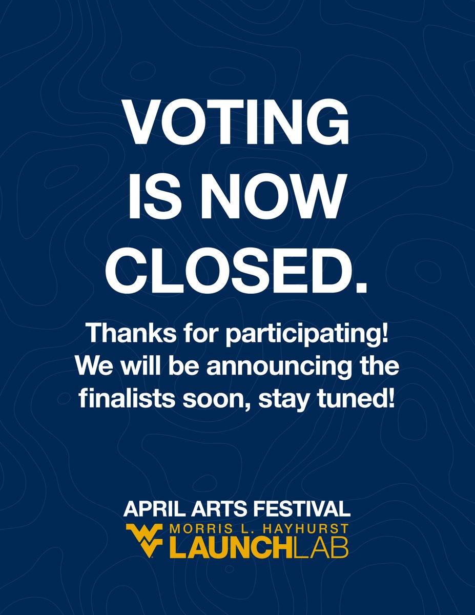 Good luck to all artists!