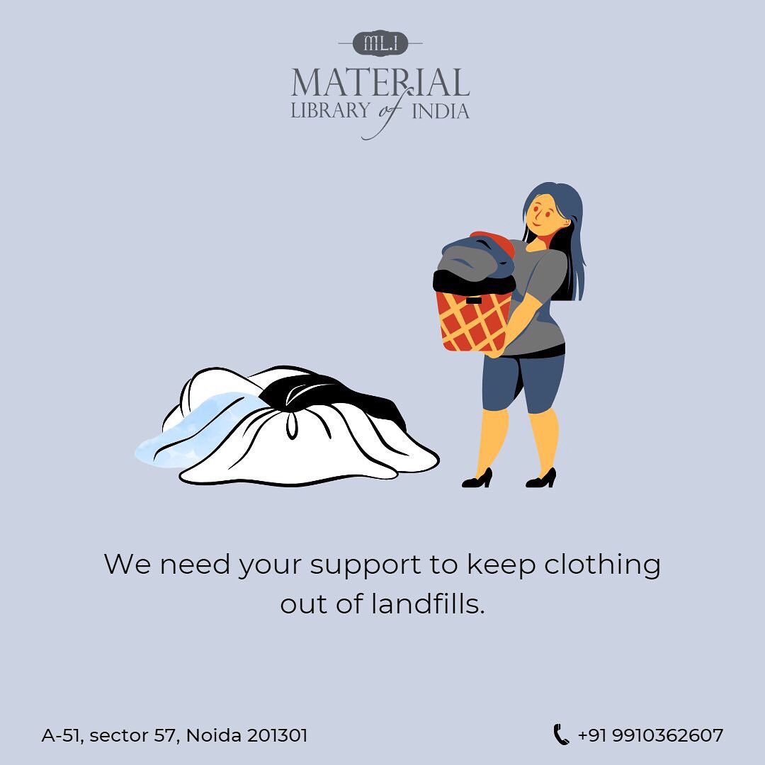 MaterialIndia's tweet photo. Hello everyone, do you want to give away your unwanted/preloved clothes piling - up after decluttering your wardrobe for summer?
Let us help you get rid of your unwanted / used / worn out / outgrown clothes.
@shubhitd 
@TexMinIndia 
@TextileValue 
@Fash_Rev 
@SustDev https://t.co/GldTLkzmZg