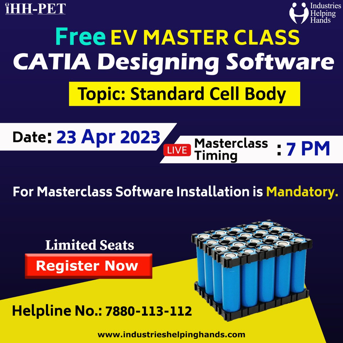 The_iScale's tweet photo. 🔥Do you want to Design Standard Cell Body in Catia Software❓

✅If Yes, Kindly Register Now  https://t.co/RQyZv5I76H 

💢You can add this project in your Portfolio &amp; Update your Resume.

💥Don't miss this Opportunity.
We also provide Required Software in your Registered mail Id https://t.co/Zblj0gpWwB