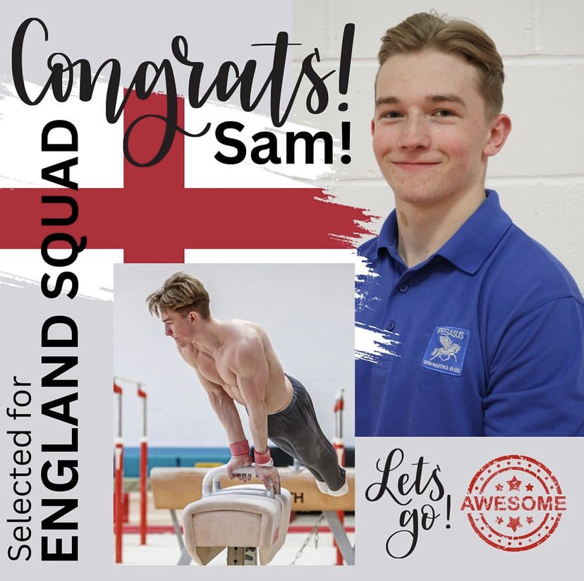 CREATION's tweet photo. Congratulations Samuel Ghinn, we are delighted that you have been selected for the England Men's Artistic Gymnastics Squad 2023/4 #creationteam https://t.co/kDMqGw9YHh