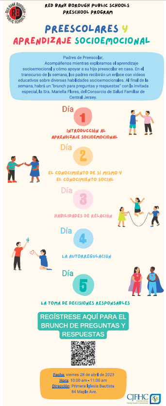 MrsAshleyPreK's tweet photo. Today begins our series "Preschoolers &amp; Social-Emotional Learning."  Please find the flyer and registration link below: @RedBankPreK 

Flyer Link: https://t.co/oTAmmgCENw

Q&amp;A Brunch Attendance Link: https://t.co/pb24w8H4Po https://t.co/GQ4UpbpNmw