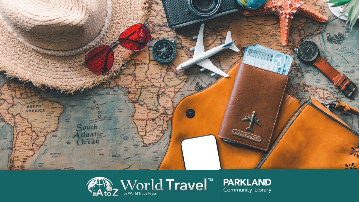 AtoZ World Travel is a free travel guide providing practical info for experiencing the world and all its wonders, for travelers and students alike. 
Grab your library card and visit AtoZ World Travel: atozworldtravel.com/?c=N8DxFHWkEA#

#mypcl #atozworldtravel #worldtravel #travelguides