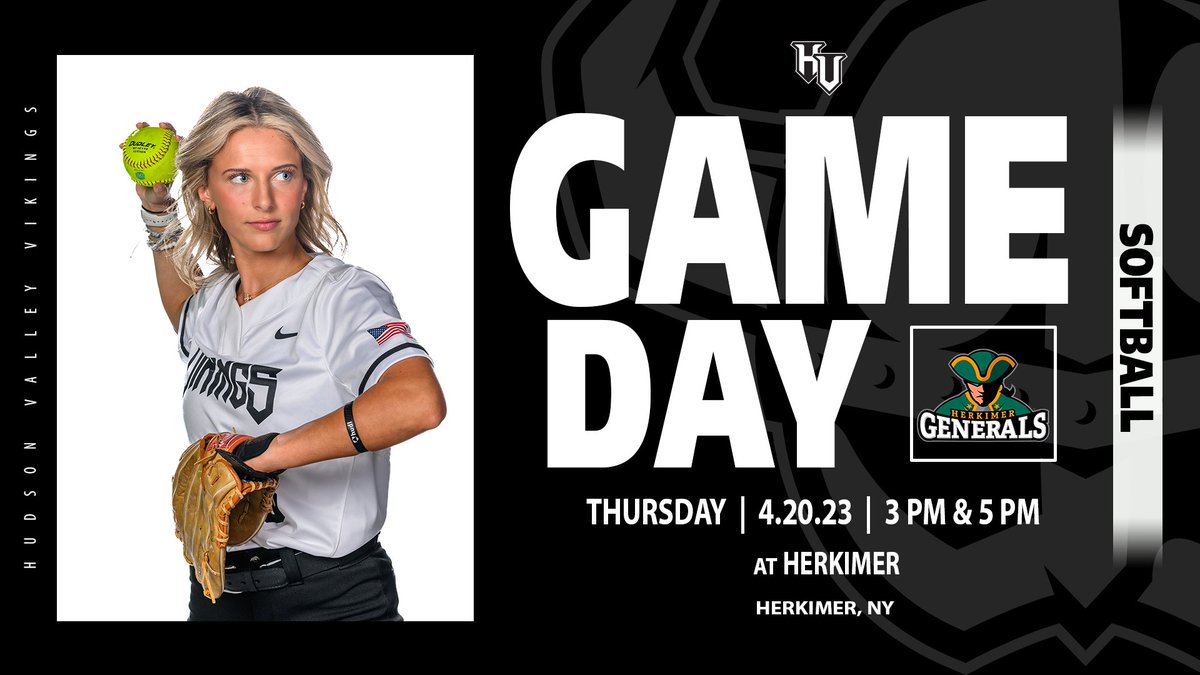 HVCCVIKINGS's tweet photo. #GAMEDAY | Softball travels to take on Herkimer for a Region 3 doubleheader beginning at 3 p.m. #GoVikings https://t.co/MMxFDbnmut